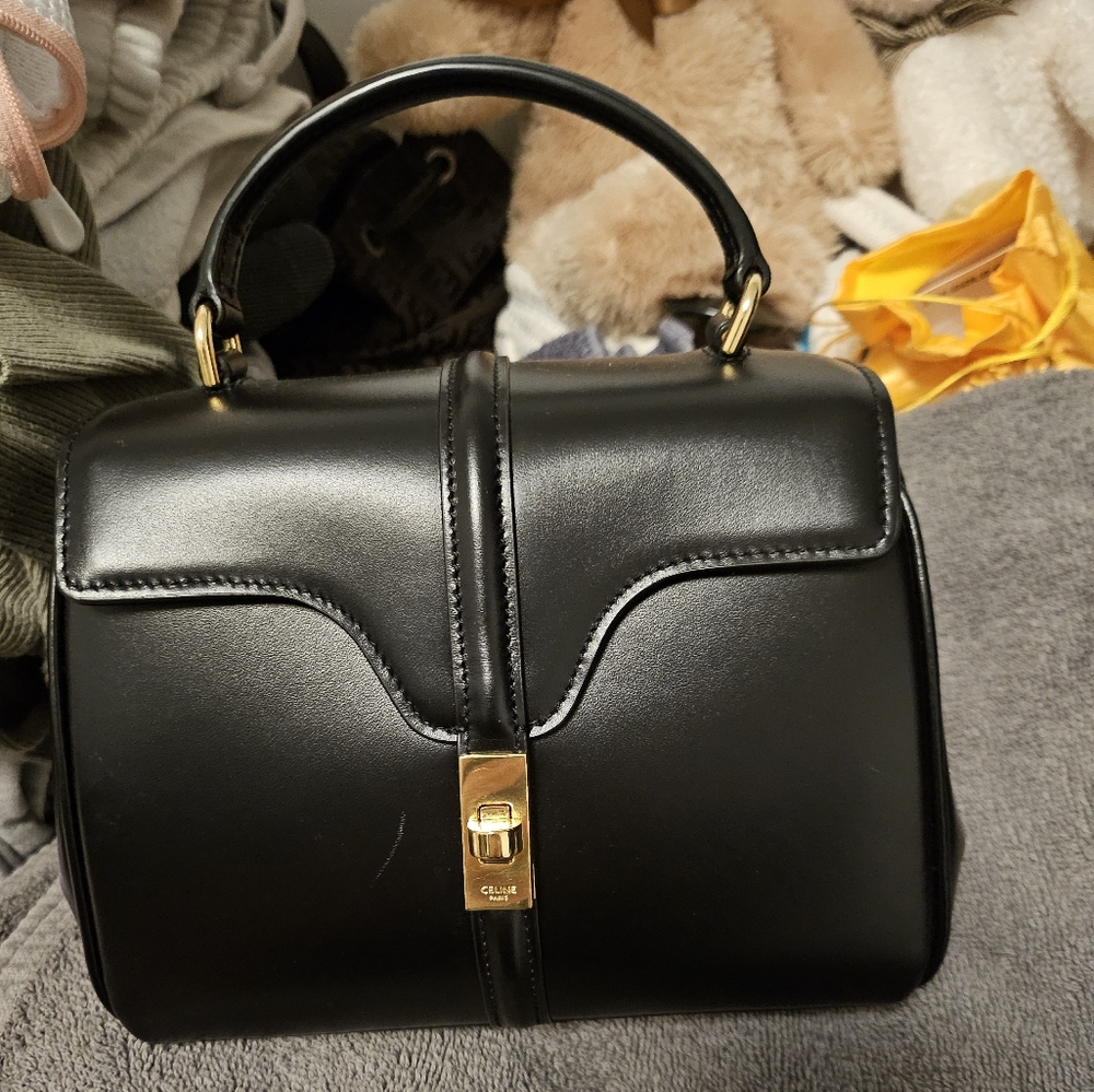 Celine Mini 16 Black Handbag